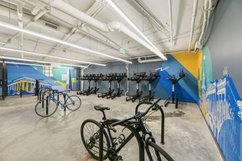 Peloton Bikes at Link Apartments® H Street, Washington, DC, 20002